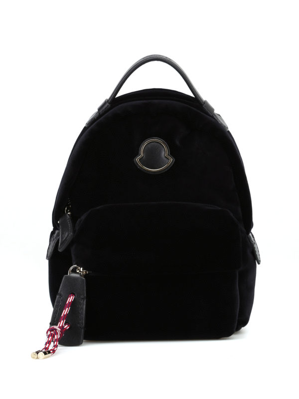 black velvet backpack
