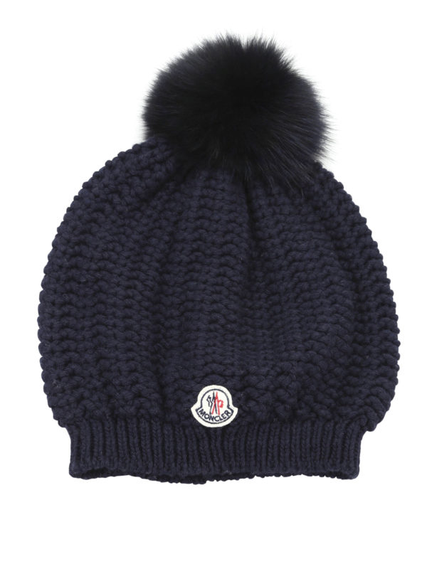 moncler bobble top beanie