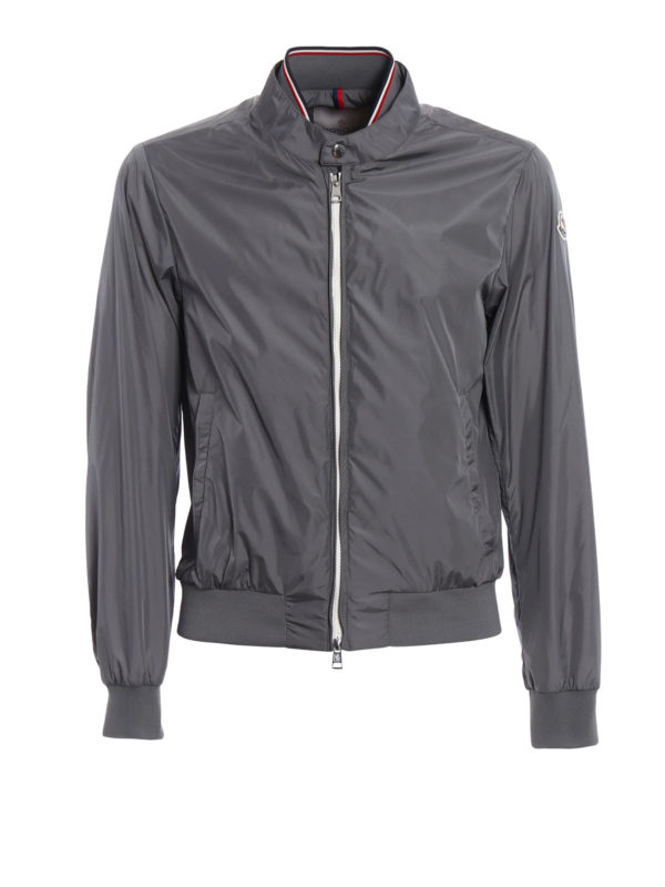 moncler grey bomber jacket