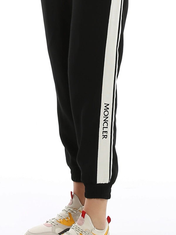 MONCLER buy online Cady trousers with logo bands