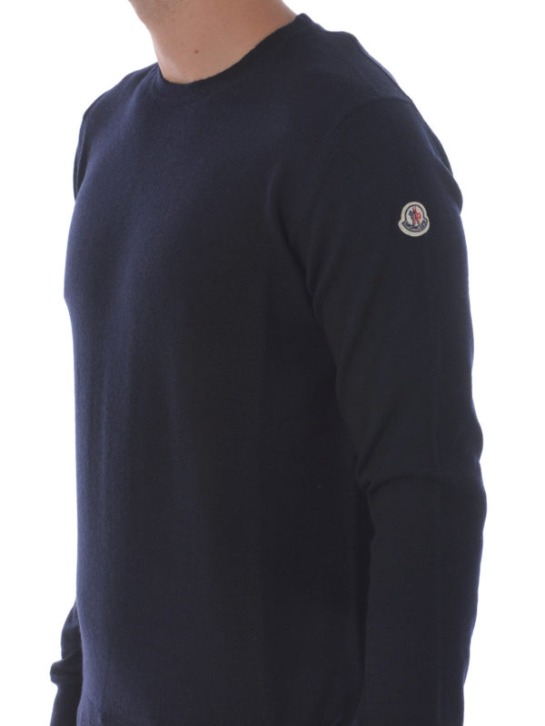 navy blue moncler jumper