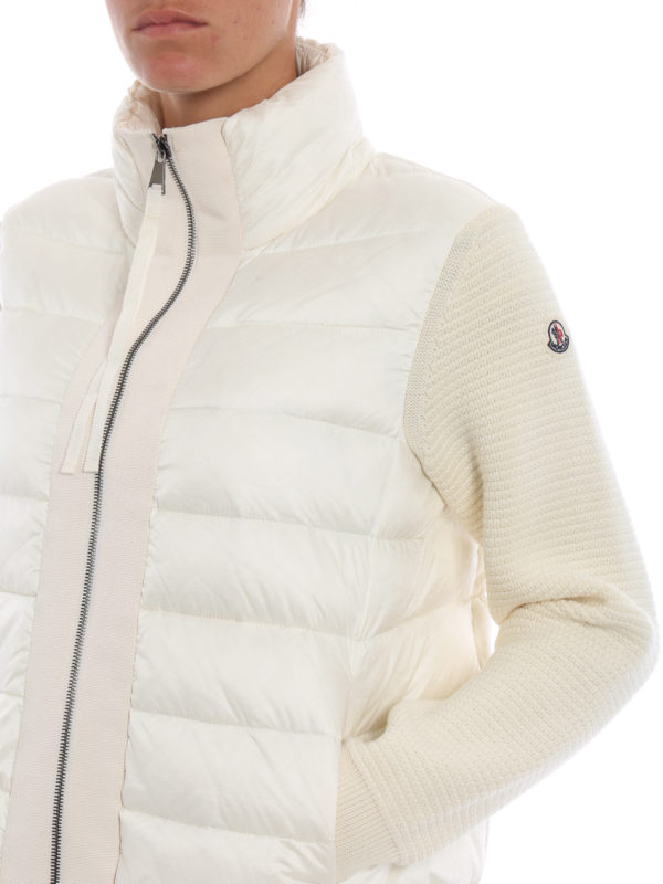 moncler knit down jacket