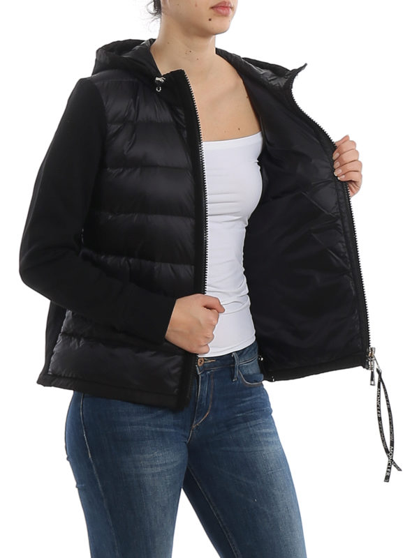 MONCLER buy online Padded front stretch cotton hooded jacket