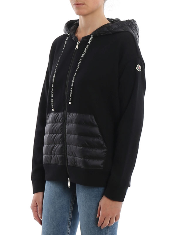 moncler quilted hoodie