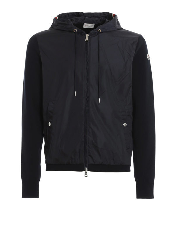 moncler nylon hooded jacket