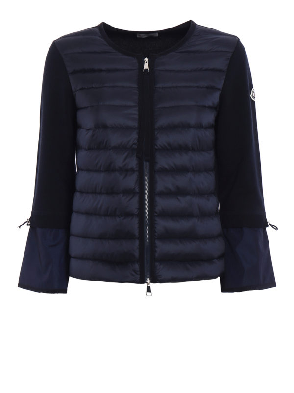 moncler padded tricot jacket