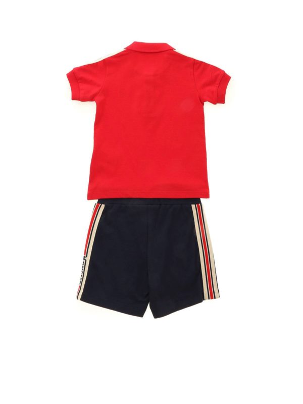 red moncler tracksuit