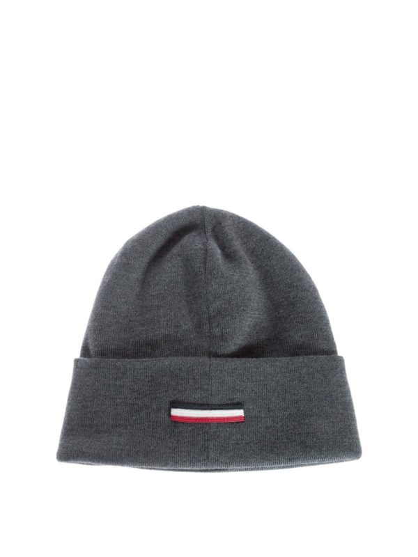 Beanies Moncler - Branded virgin wool 