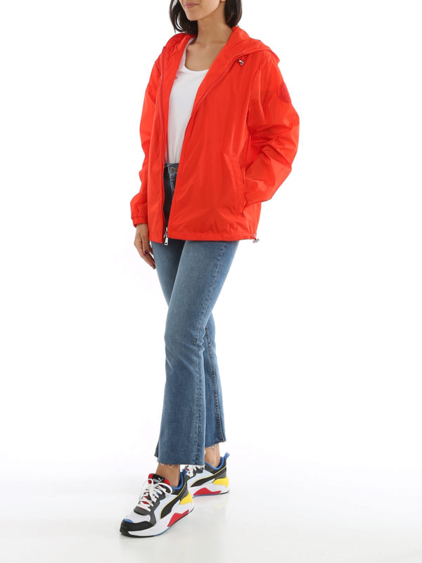 MONCLER: casual jackets online - Alexandrite hooded windbreaker