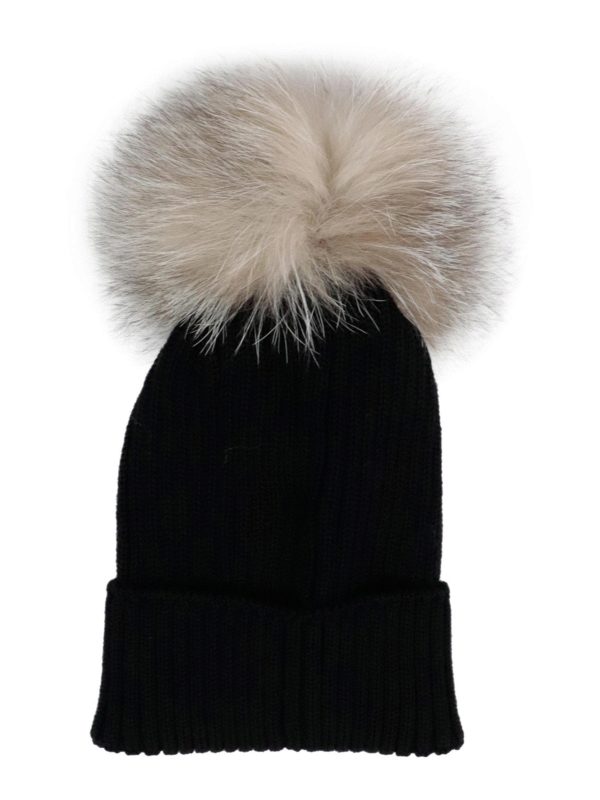 moncler hat real fur