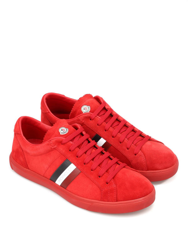 moncler red sneakers