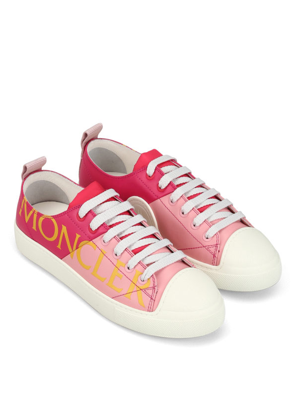 moncler pink trainers