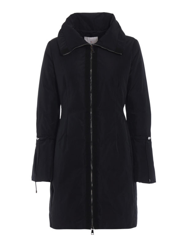 padded fitted coat