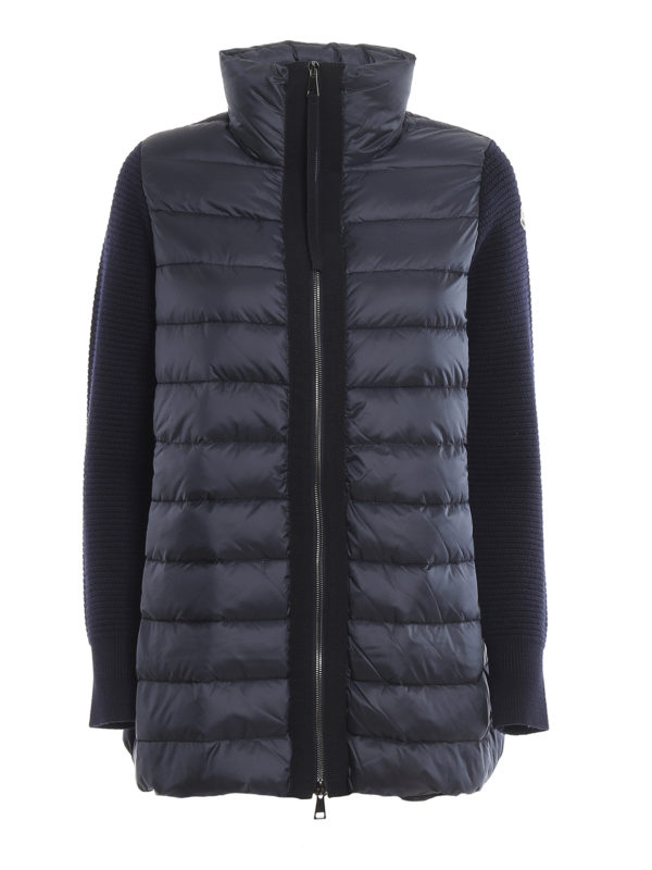 moncler padded tricot jacket