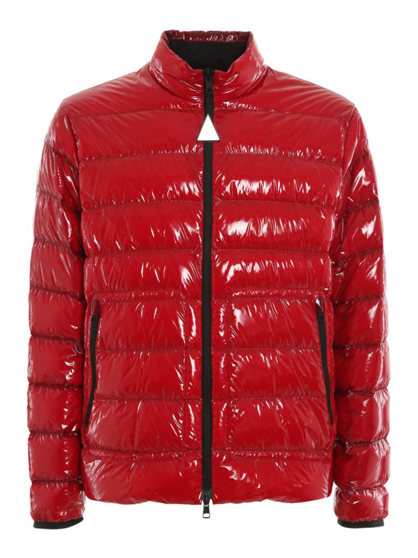 moncler glossy padded jacket