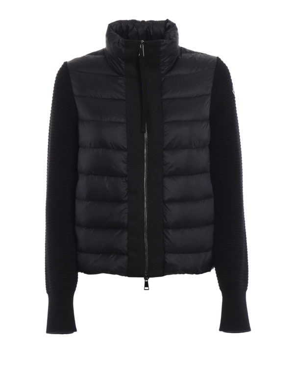 moncler knitted sleeve jacket