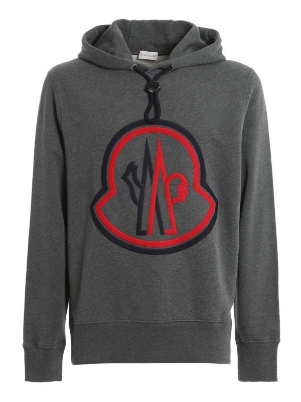 سویشرت Moncler - Embroidered maxi logo 