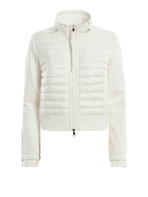 MONCLER: Sweatshirts & Sweaters - Quilted front sweatshirt
