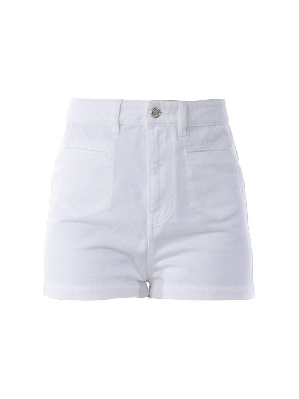 شلوارک Moncler - White cotton shorts 
