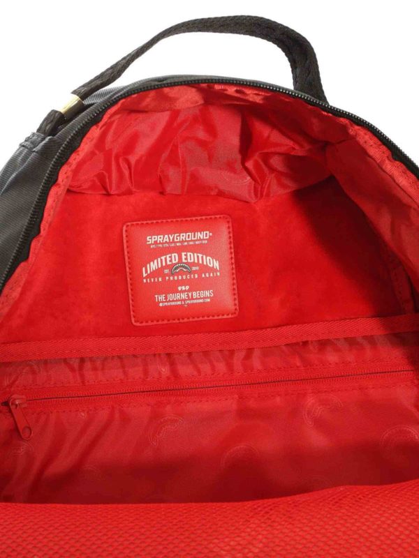 Money Pulley backpack in black 