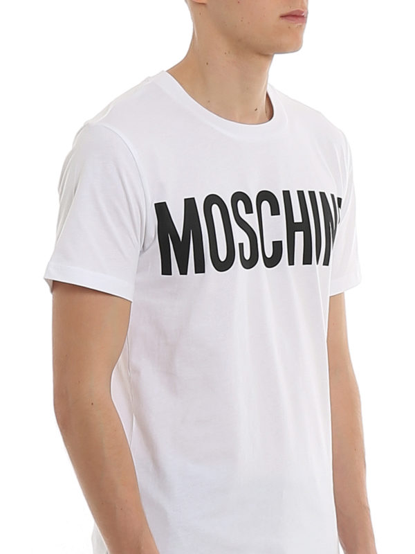 Moschino White T Shirt Outlet, 54% OFF | www.pegasusaerogroup.com