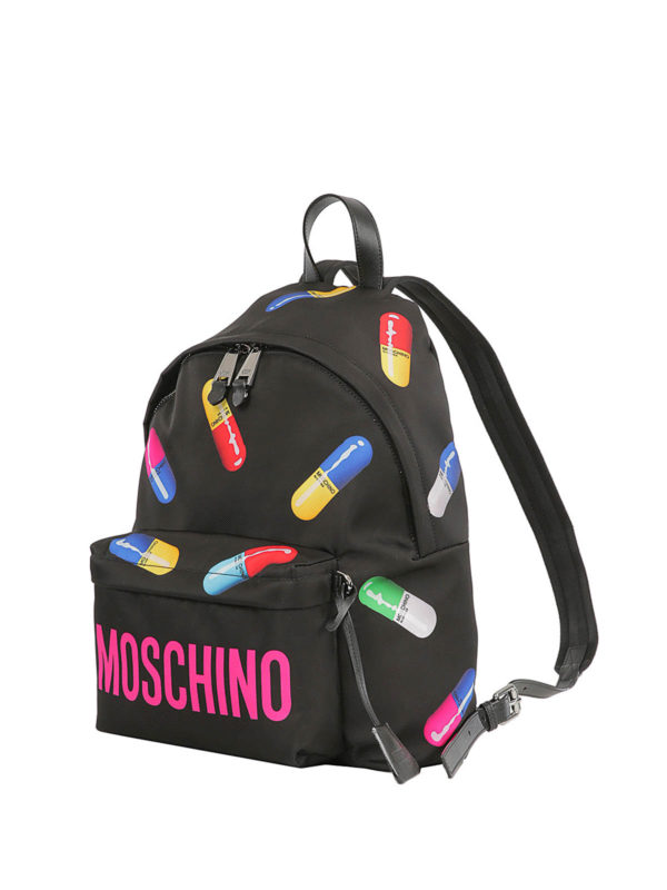 moschino pill backpack