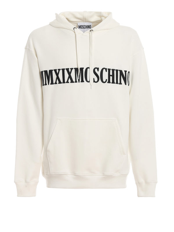 moschino logo hoodie