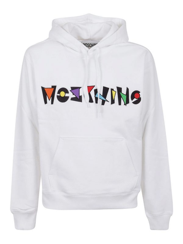 moschino logo hoodie