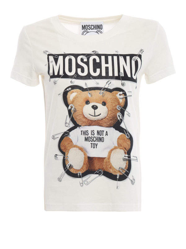 T-shirts Moschino - This is not a Moschino Toy white Tee - V070555402002