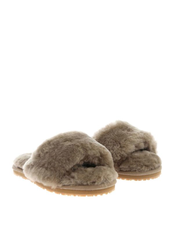 mou sheepskin slippers