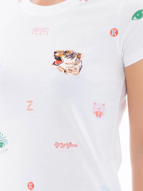 kenzo t shirt multi icon