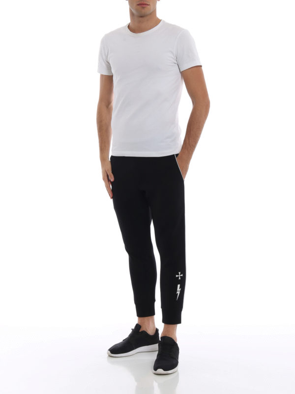 low rise track pants