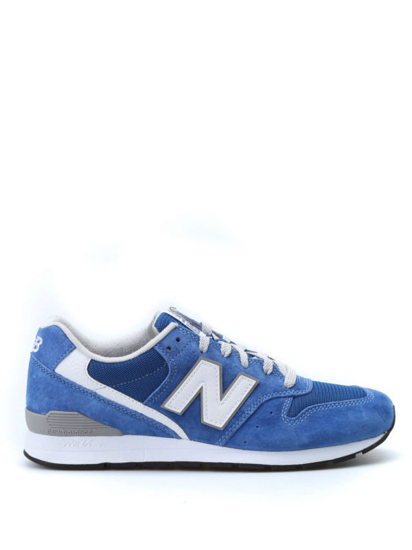 new balance 996 suede and mesh sneakers