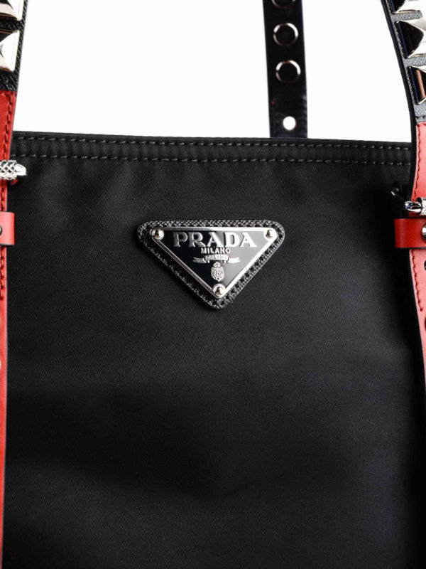 prada black tote