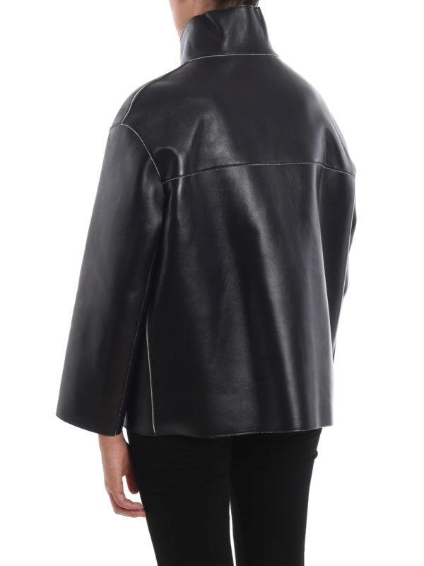 marni leather jacket