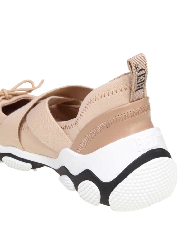 nude chunky sneakers