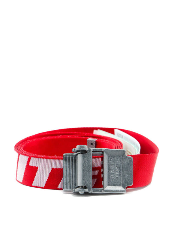 off white 2.0 industrial belt red