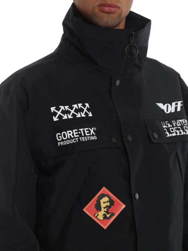 off white goretex jacket