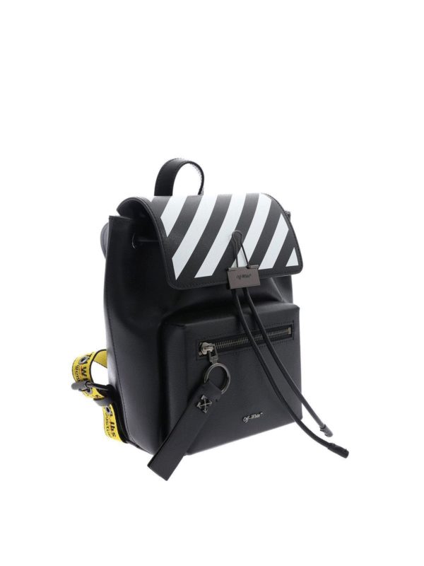 Leather backpack Off-White Black in Leather - 29033715