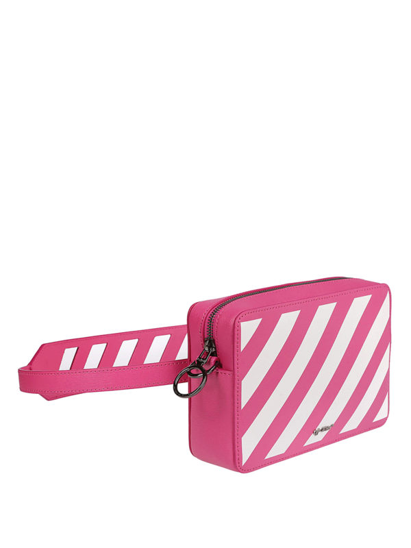 off white fuchsia belt