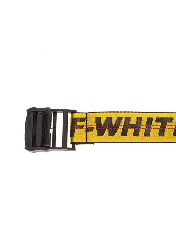 Belts Off-White - Industrial in yellow and black - OMRB012S21FAB0011810