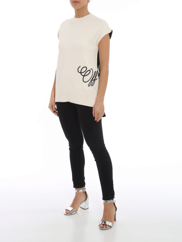 Cotton sleeveless jumper 