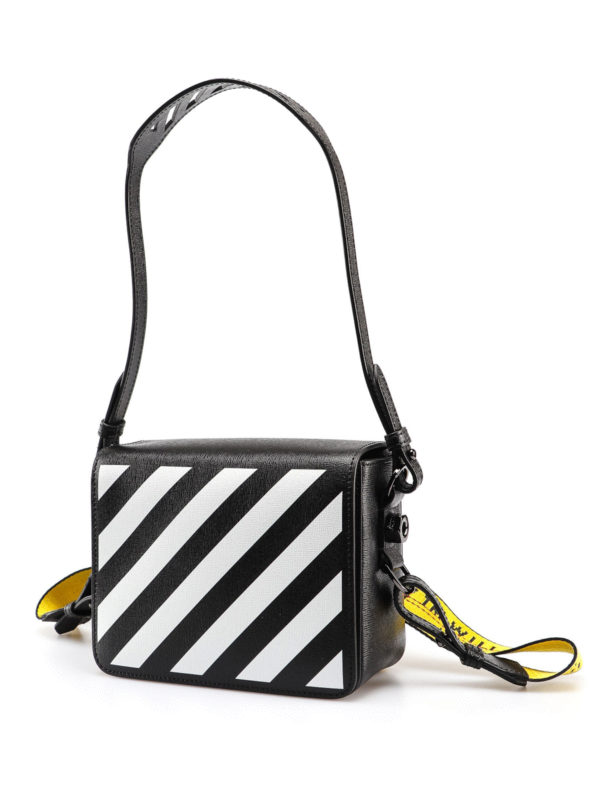 off white diag flap bag