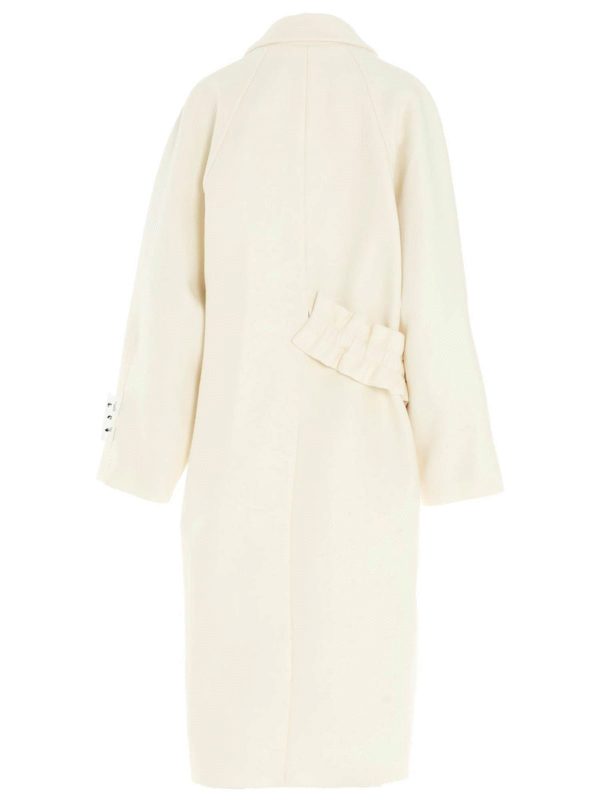 Long coats Off-White - Long coat in white - OWEA235F20FAB0016100