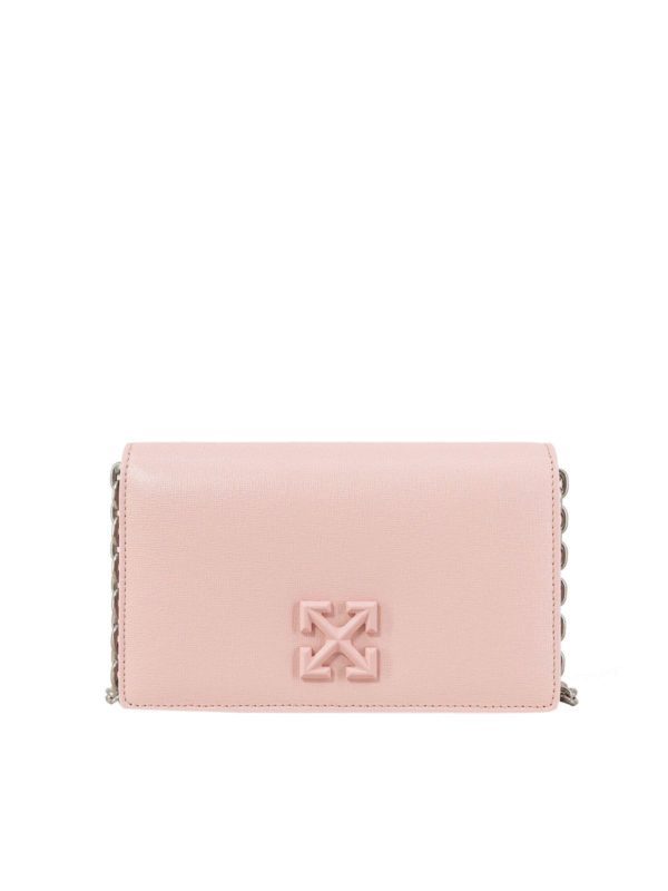 light pink off white bag