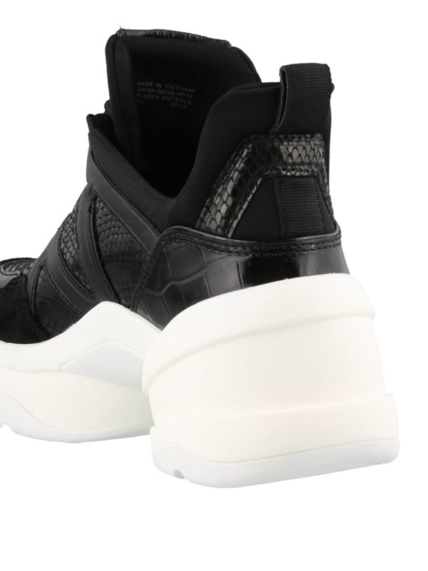 michael kors high top black sneakers