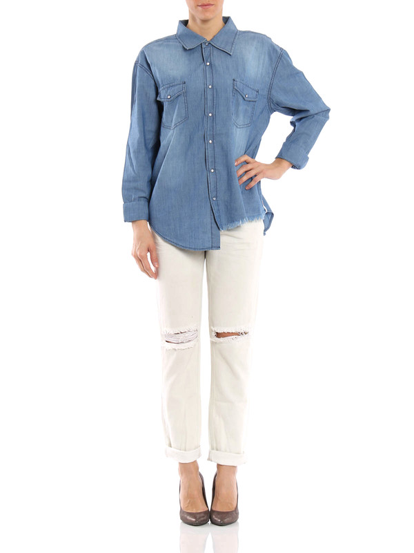 Chambray denim shirt 