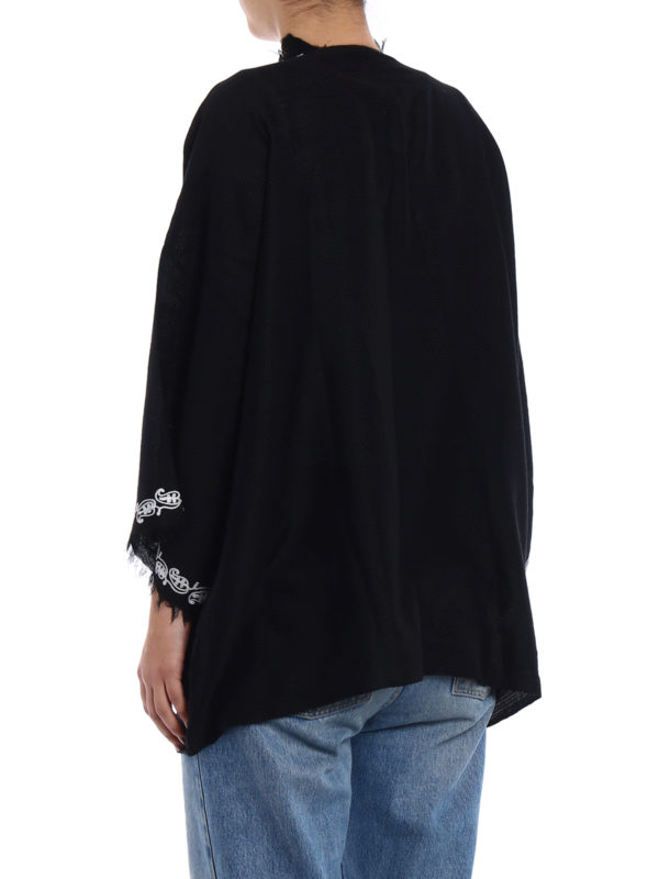 black cashmere tunic