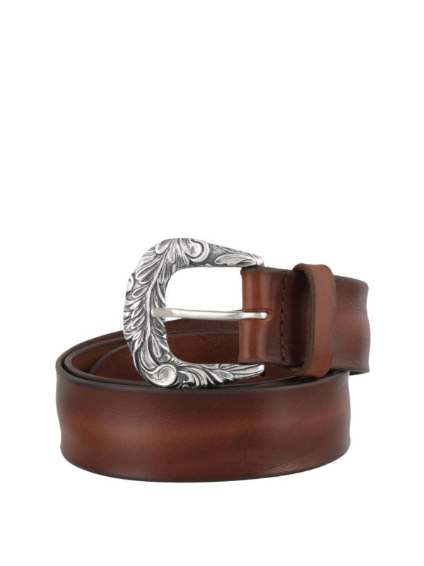 ORCIANI: belts online - Bull Soft leather belt