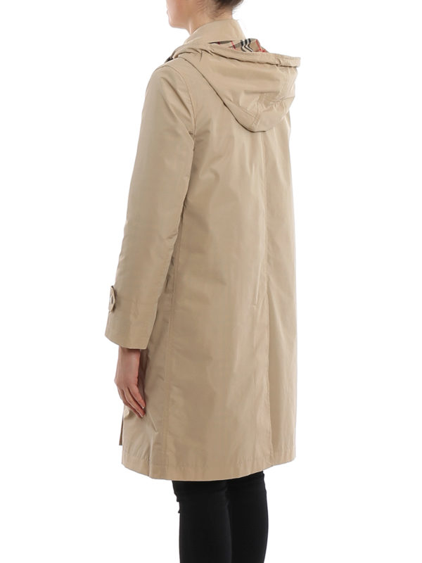 Knee length coats Burberry - Oxclose taffeta car coat - 8022732